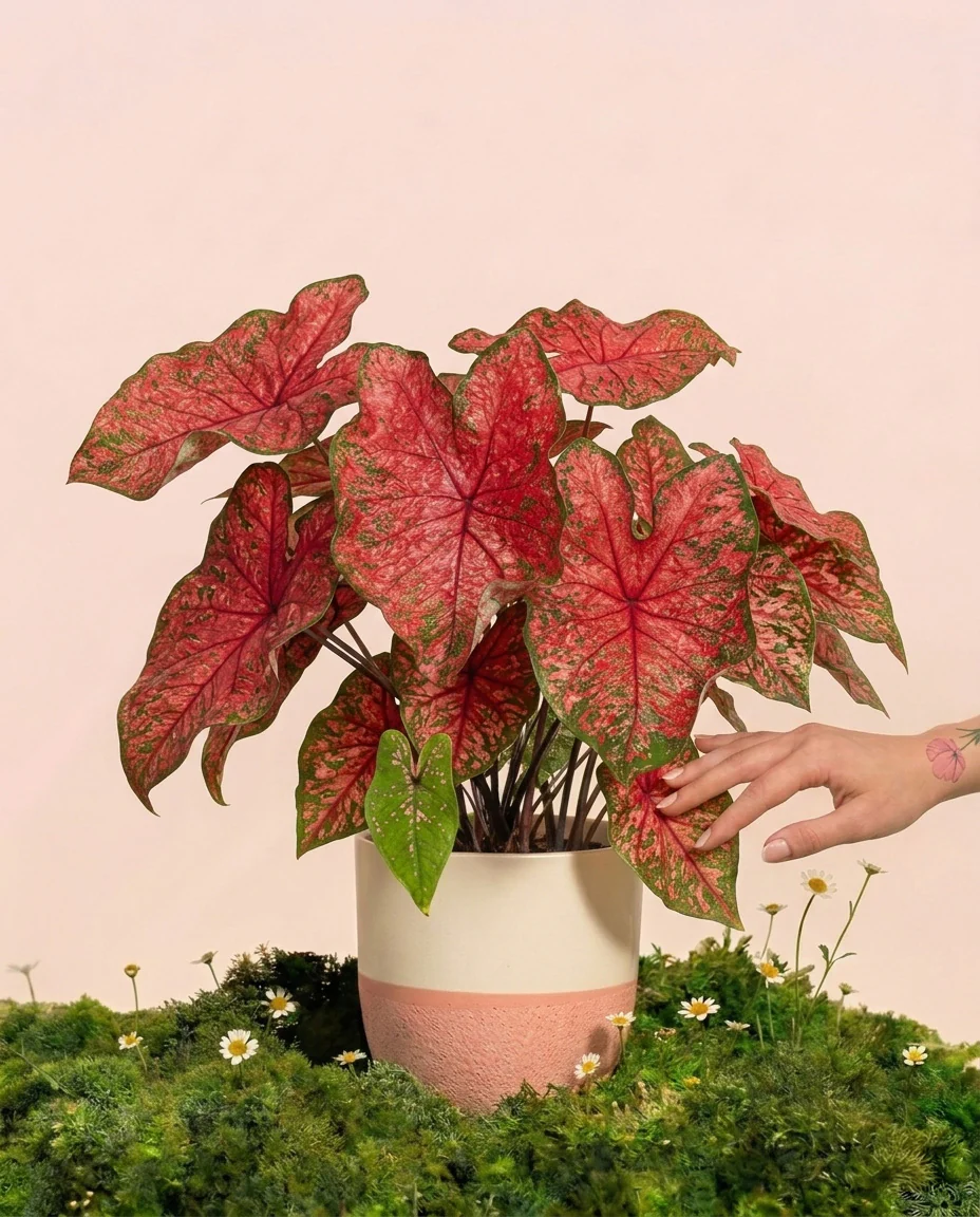 Caladium 'Lava Glow'