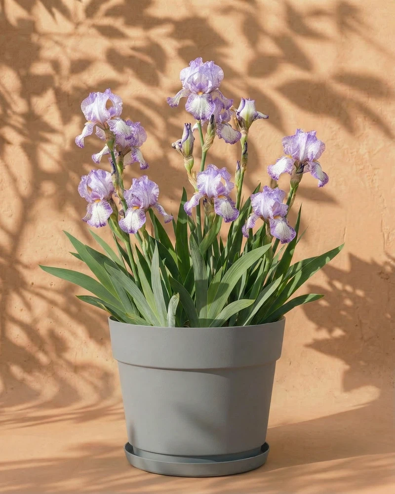 Iris (weiß-violett) - Image 7
