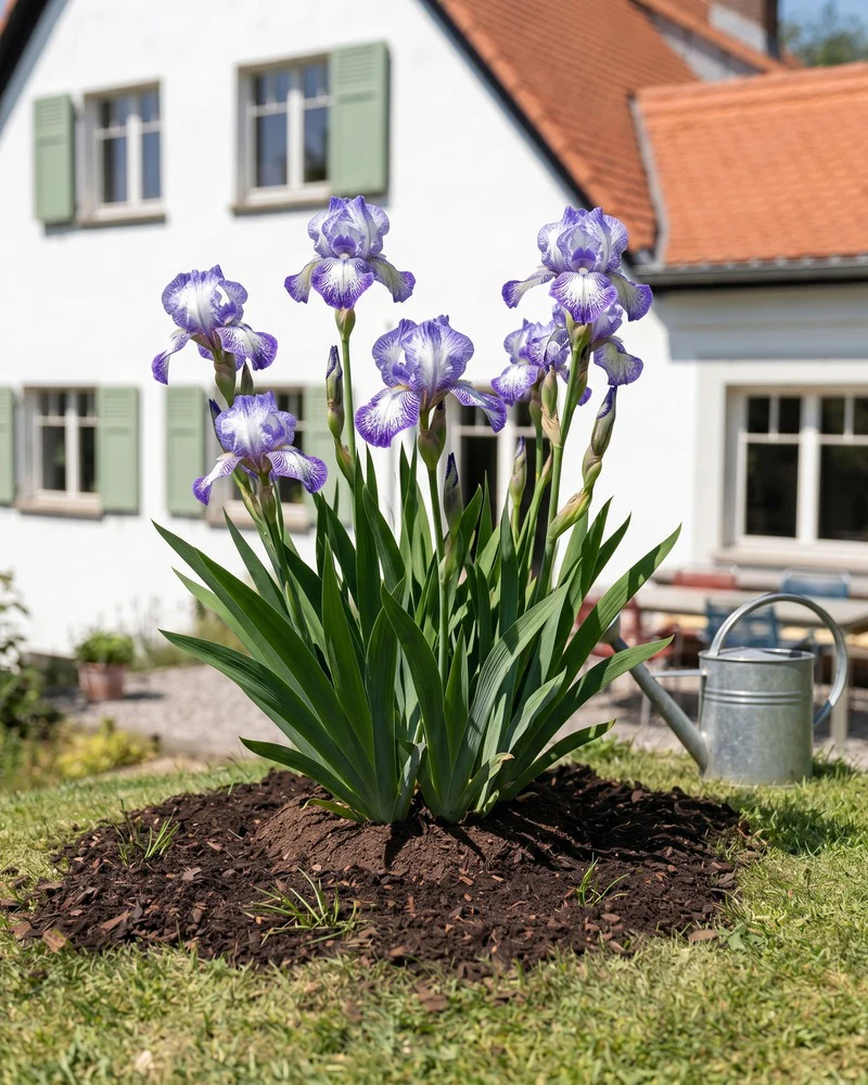Iris (weiß-violett) - Image 8