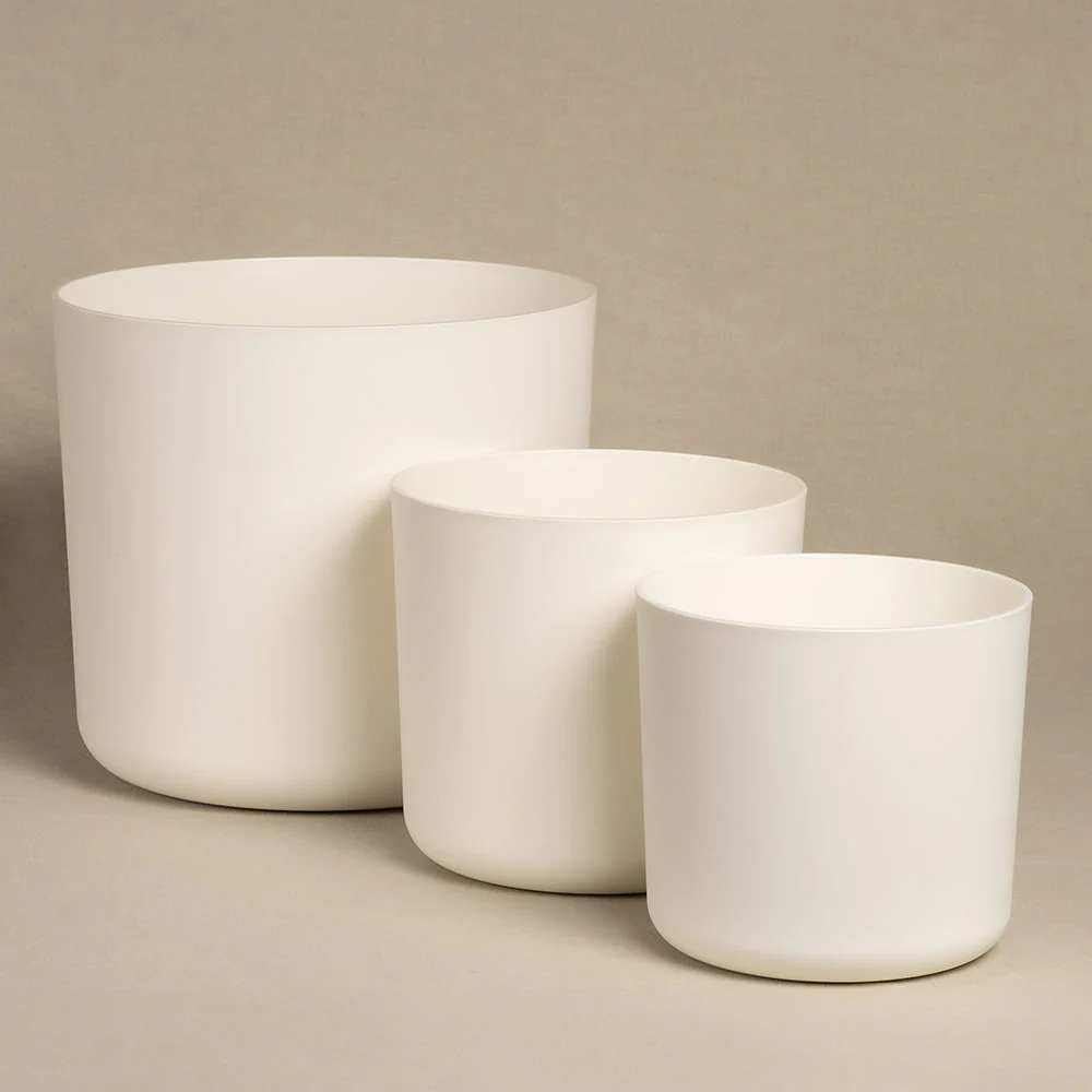 Kunststoff Topfset 'Lumi’ (30, 22, 16)