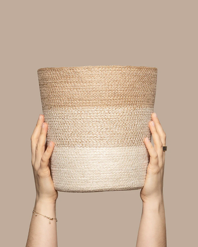 Pflanzenkorb aus Jute (Lapis | 25 cm ⌀)