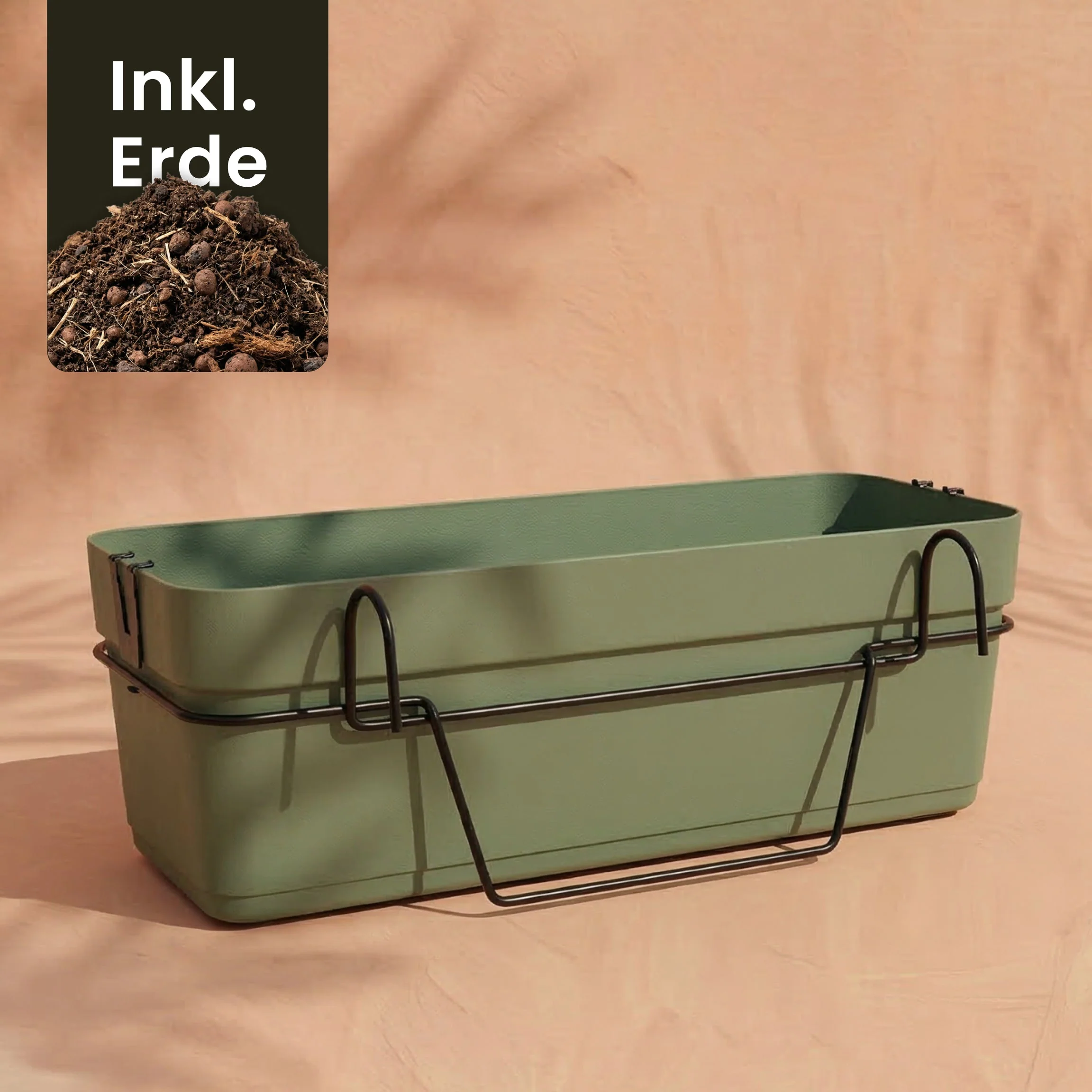 Pflanzkasten für Geländer (Blossom | 60 cm) - Image 3