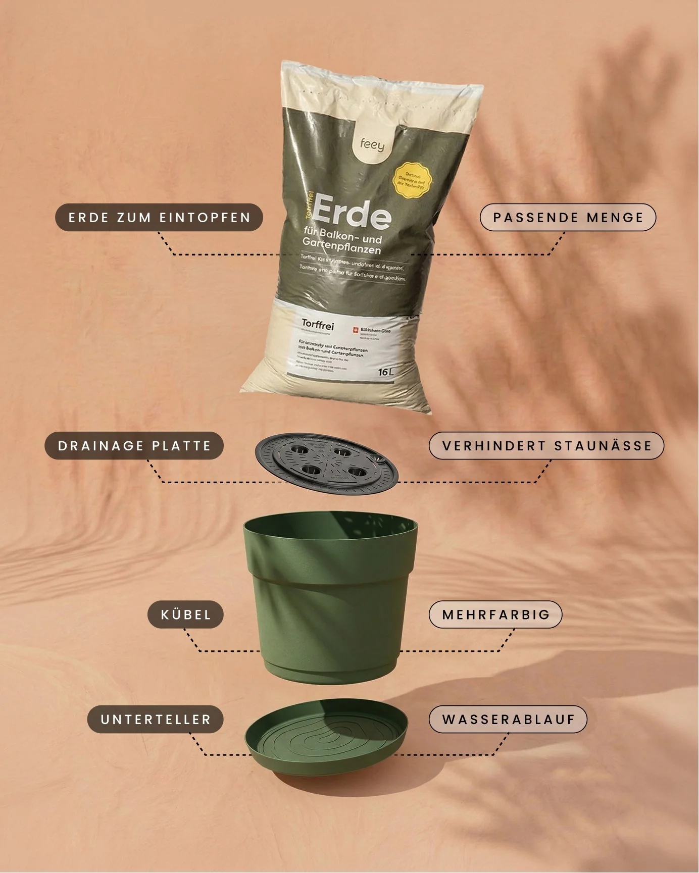 Kunststoff Pflanzkübel (Bloom | 29 cm Ø) - Image 4