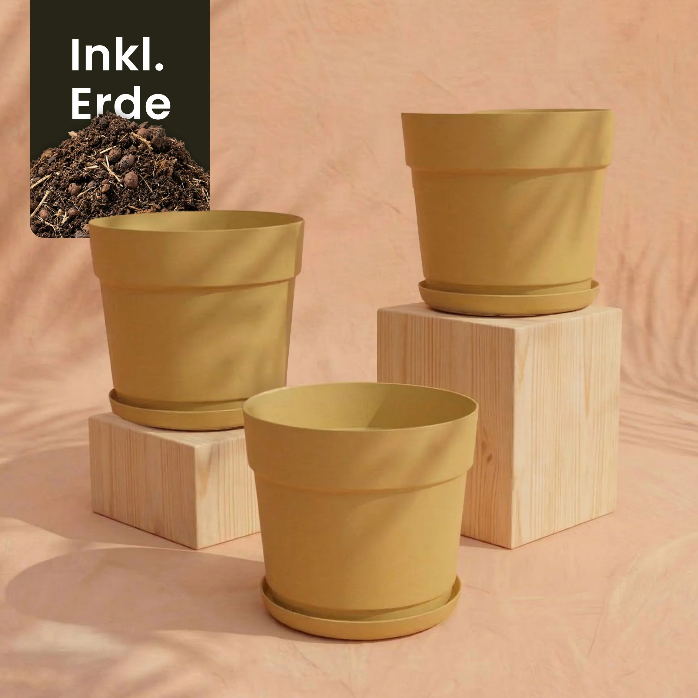 Pflanzkübel-Set 'Bloom' (3× 19) - Image 4