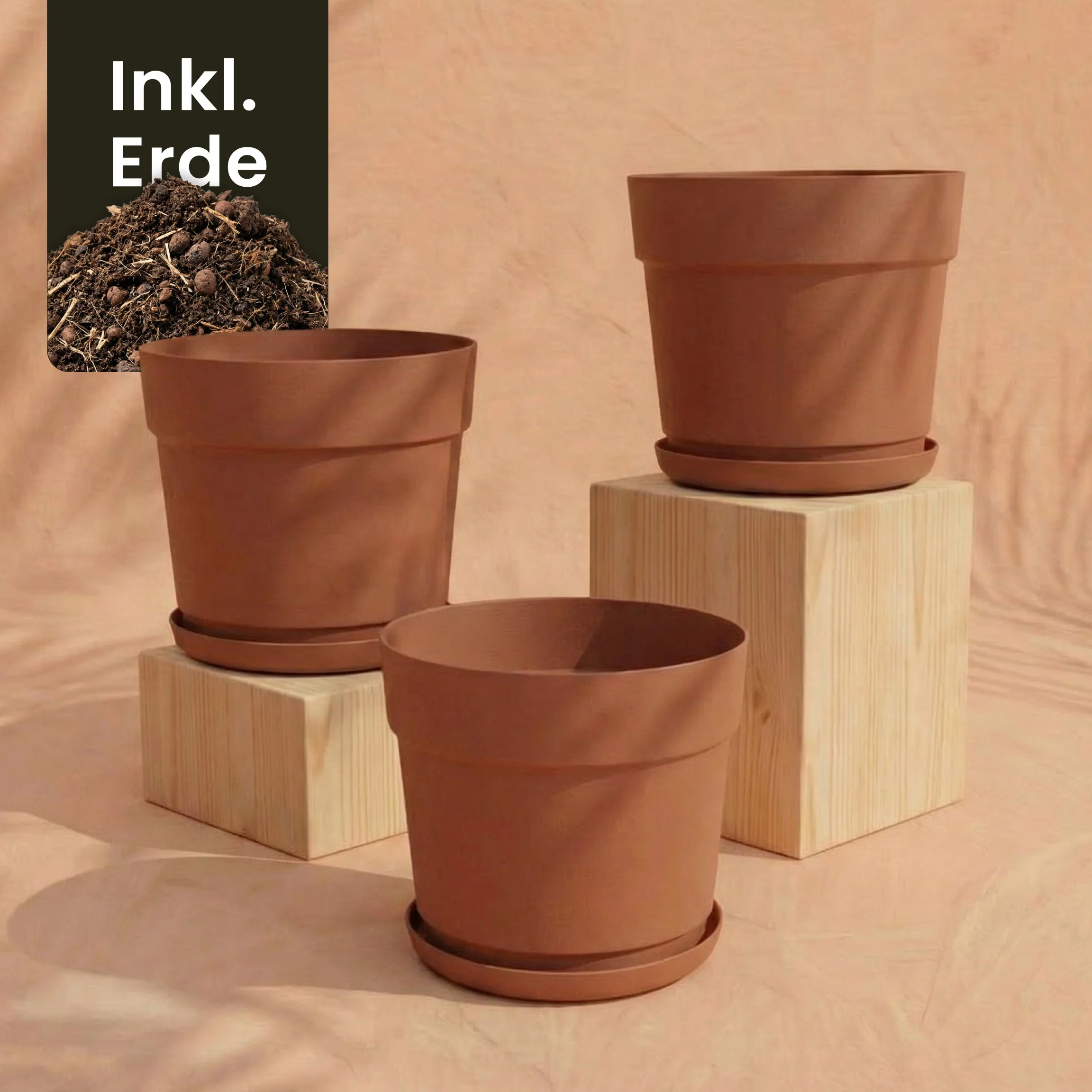Pflanzkübel-Set 'Bloom' (3× 19) - Image 6