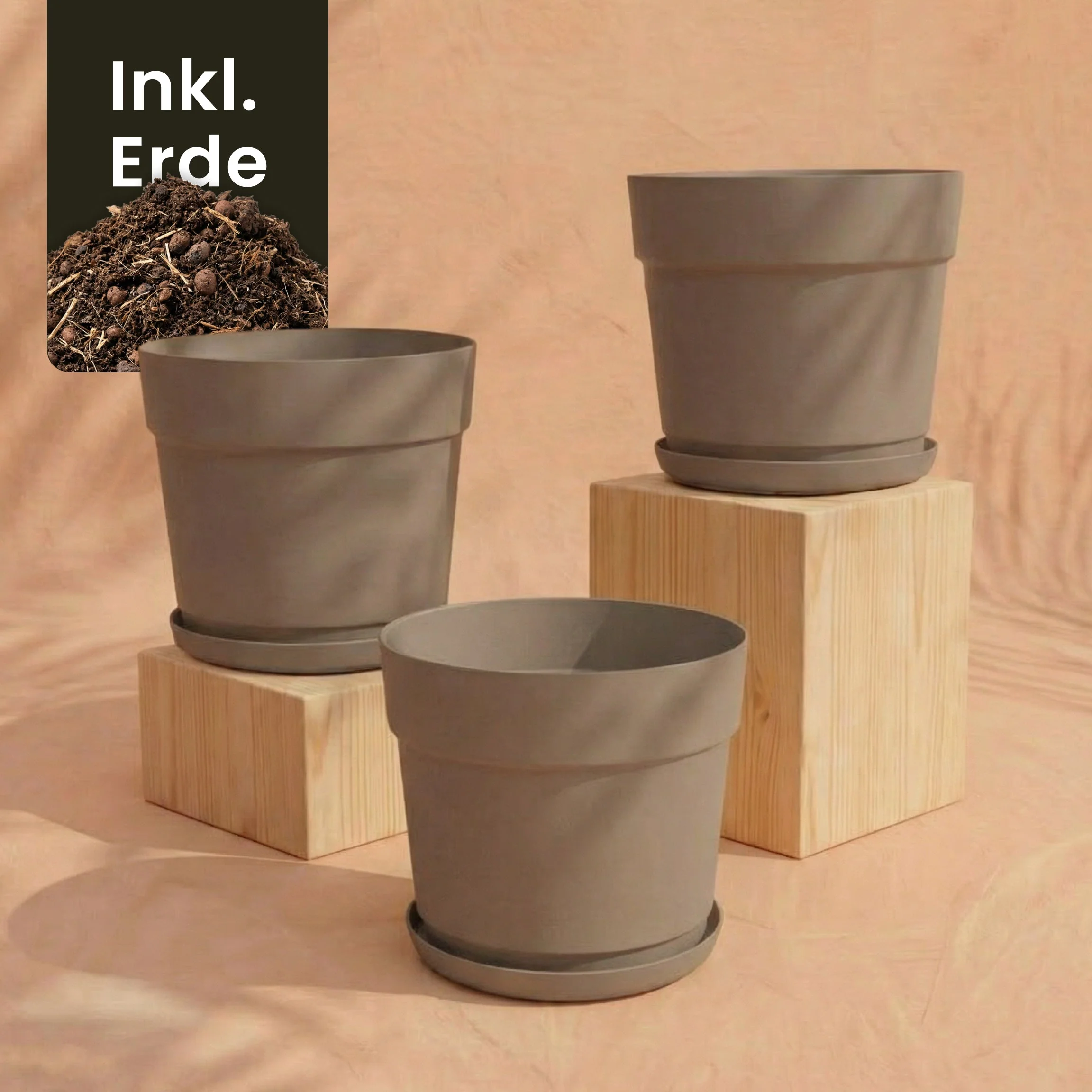 Pflanzkübel-Set 'Bloom' (3× 19) - Image 7