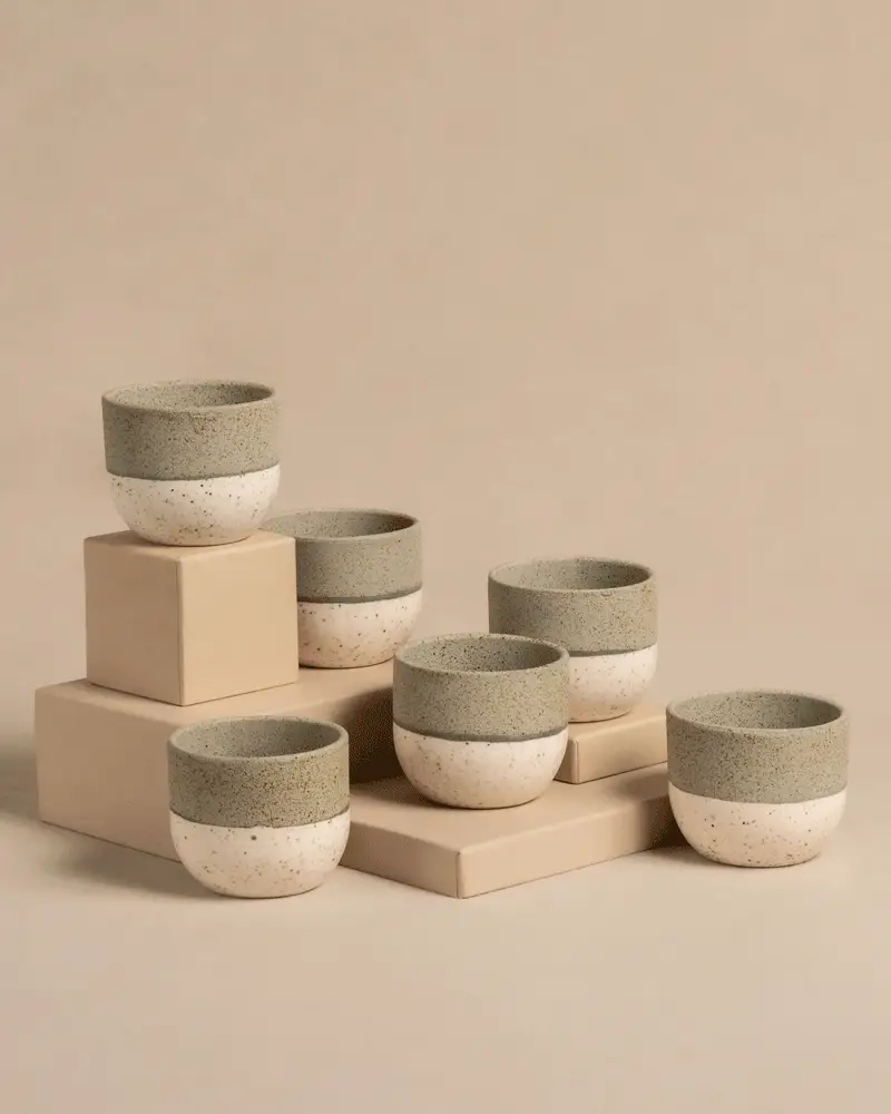 Keramik Baby-Topfset 'Variado' (6 Stk.) - Image 3