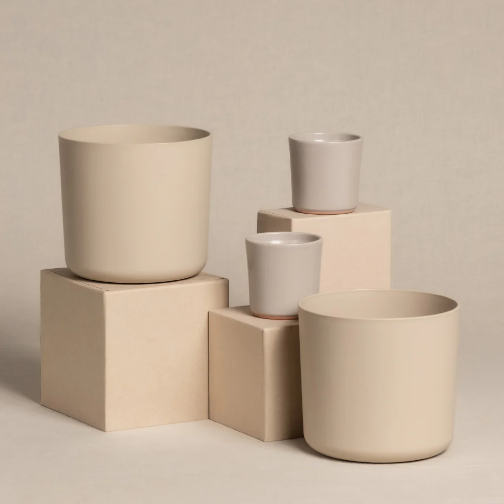 Kunststoff Topfset 'Lumi' (2 × 14, 2 × 7) - Image 3